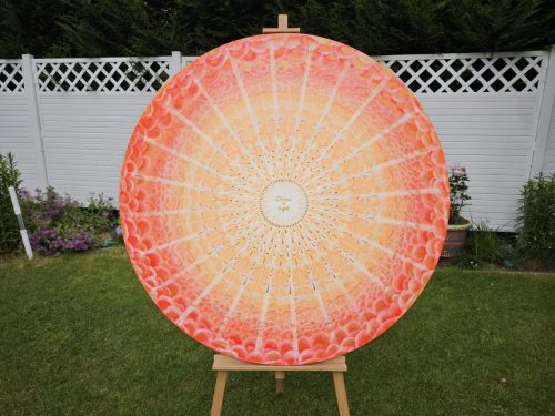 SHINE A LIGHT 120 cm, Serie: Lichtmandalas